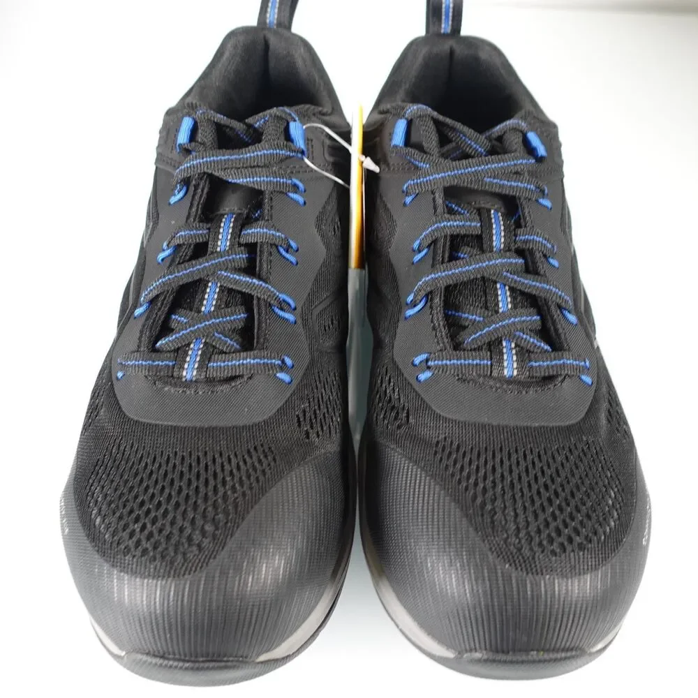 Herman Survivors Women Cassle Composite Toe Work Shoes Slip Resistant Black Blue